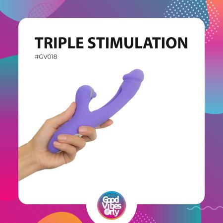 Good Vibes Only - Tess Rabbit Vibrator with G-Spot Stimulator