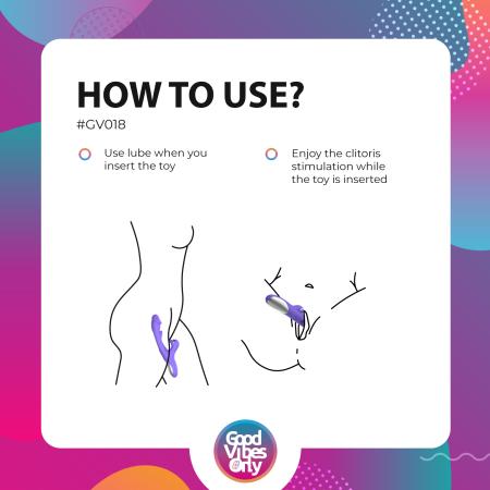 Good Vibes Only - Tess Rabbit Vibrator with G-Spot Stimulator