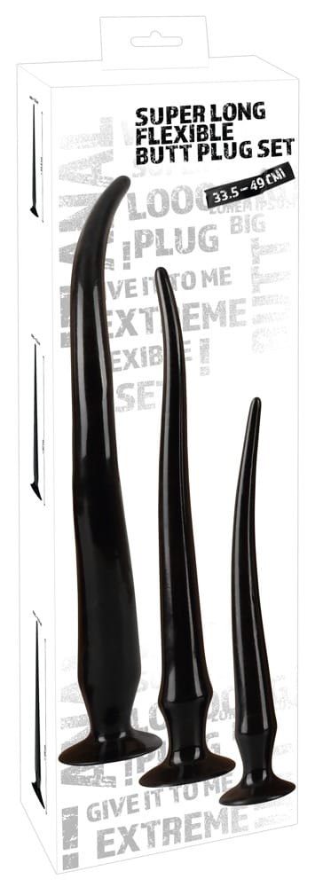 Super Long Flexible Butt Plug Set