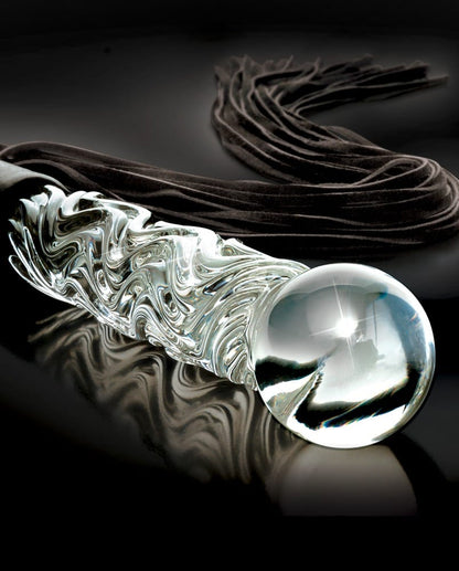 Hand Blown Glass Whip
