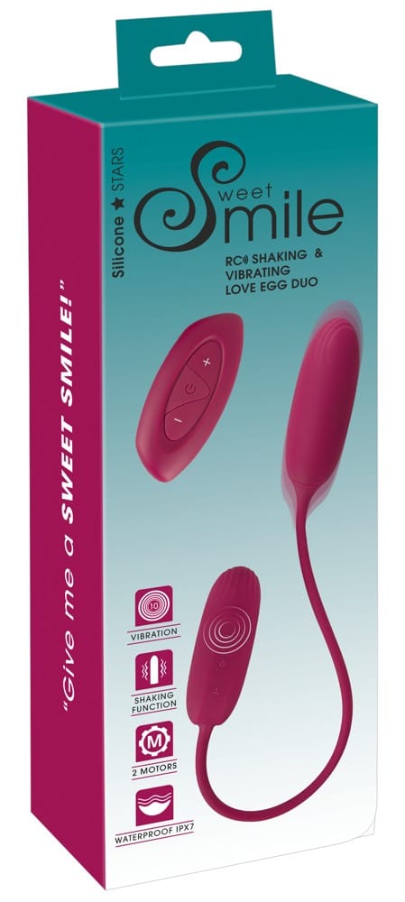 RC Shaking &amp; Vibrating Love Egg Duo