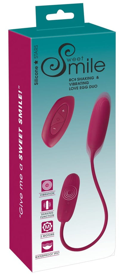 RC Shaking &amp; Vibrating Love Egg Duo