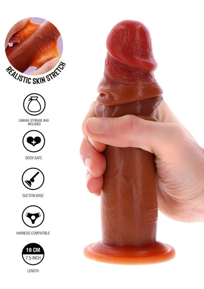 Foreskin Dong Silicone 19 cm