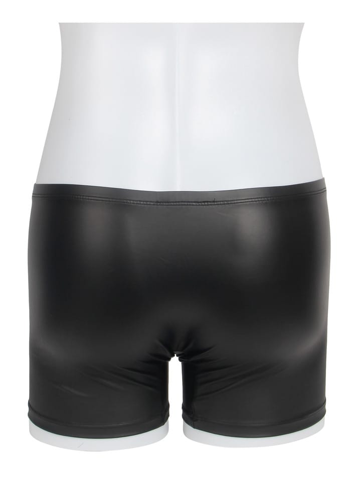 PleazureX leren boxer met rits kruis