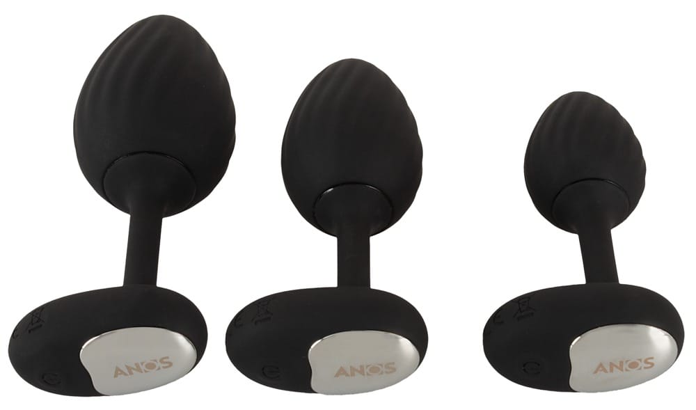 RC Butt Plug Set with Vibration
