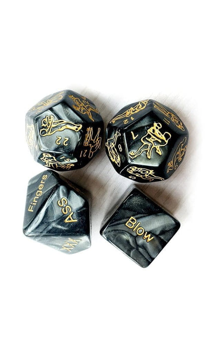 Kamasutra opdracht dobbelstenen set 4 stuks