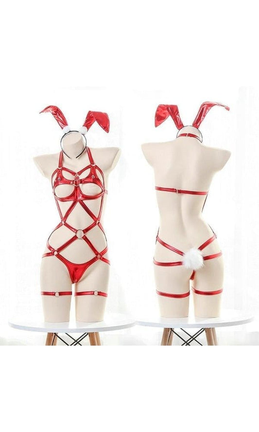 Sexy roleplay konijn lingerie set
