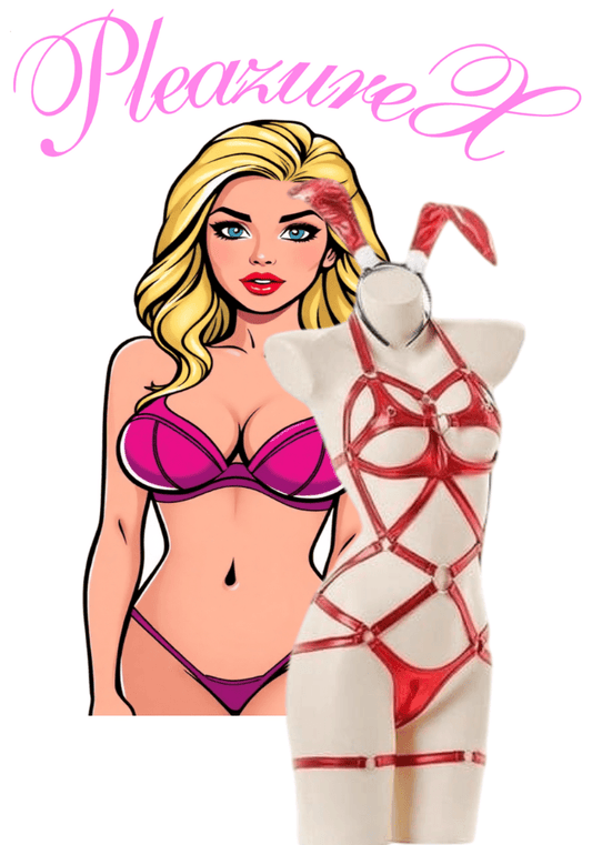 Sexy roleplay konijn lingerie set