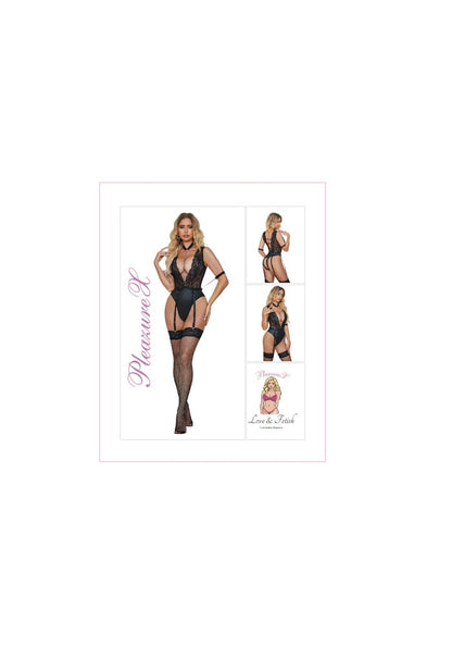 PleazureX kanten lingerie bodysuit met boeien